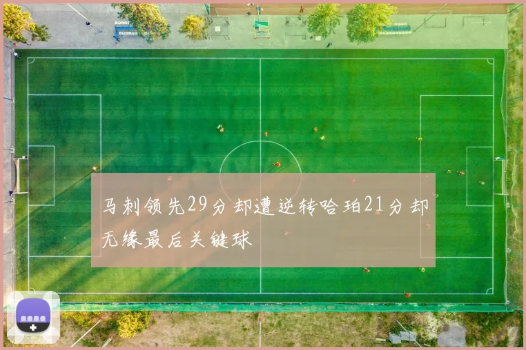 马刺领先29分却遭逆转哈珀21分却无缘最后关键球
